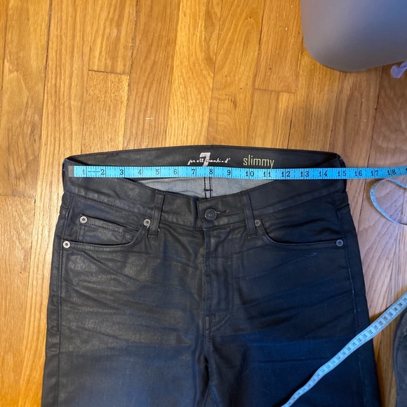Black 7 for all mankind jeans size 29. - Picture 4 of 6